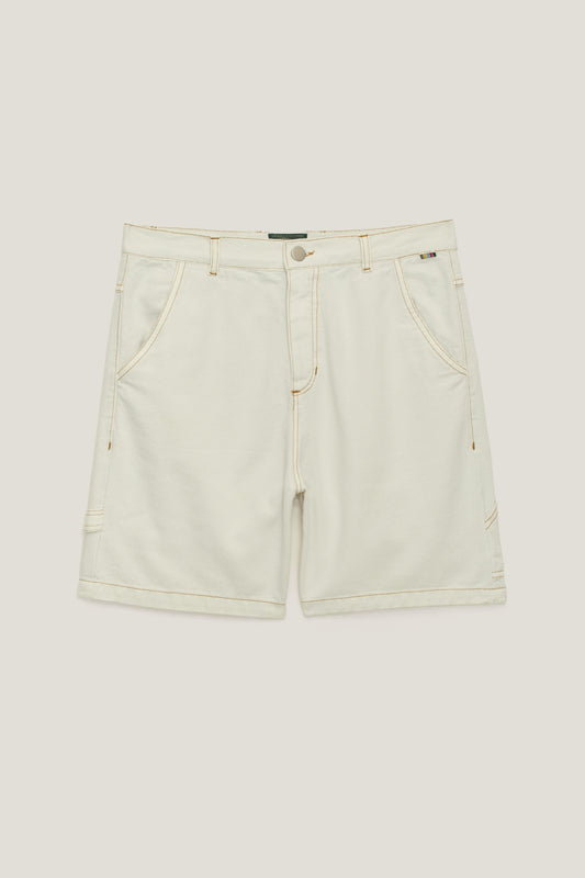 Bermuda Jeans Carpinteiro - Off White