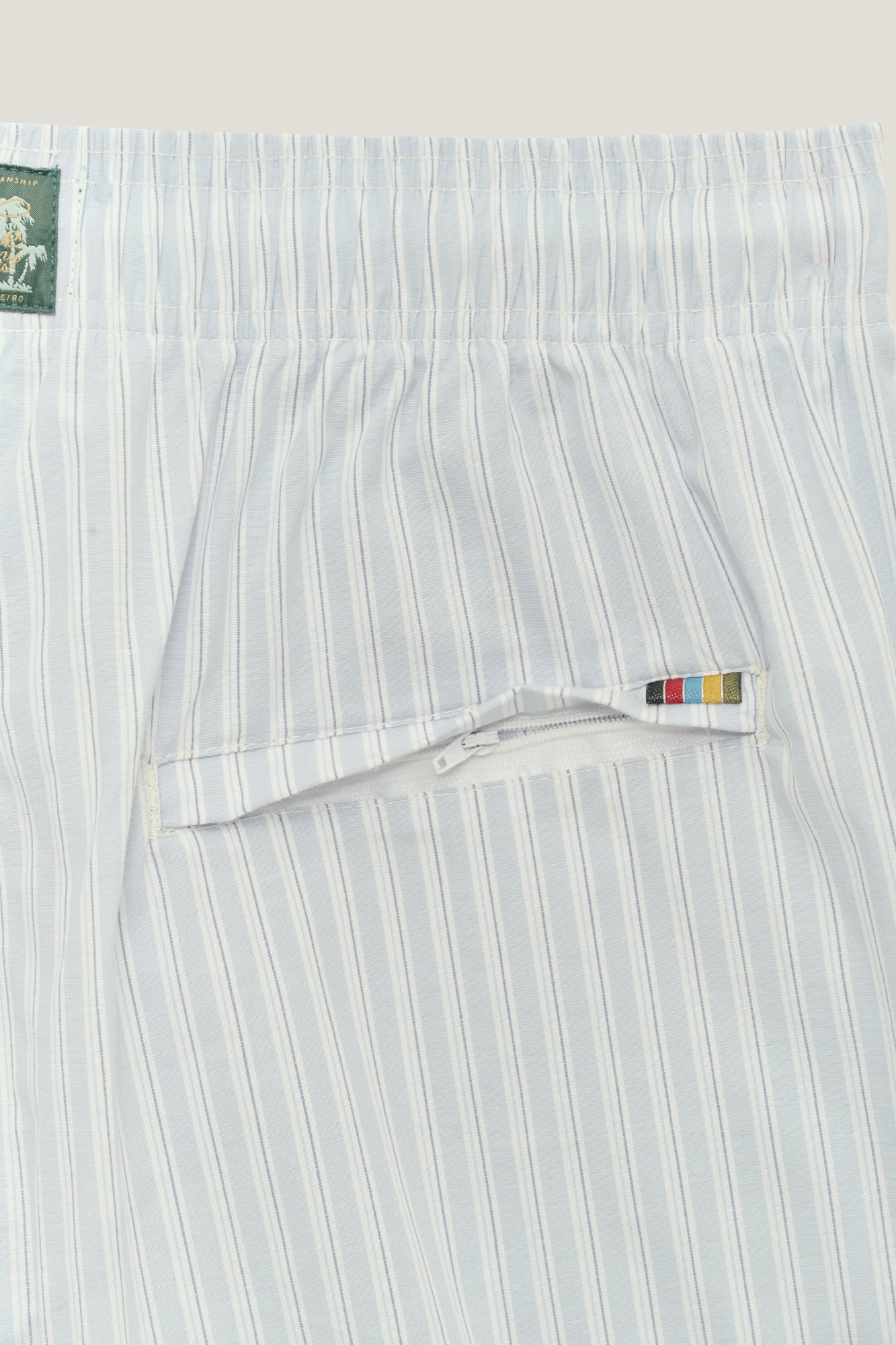 Boxer Short - Listrado Azul e Branco