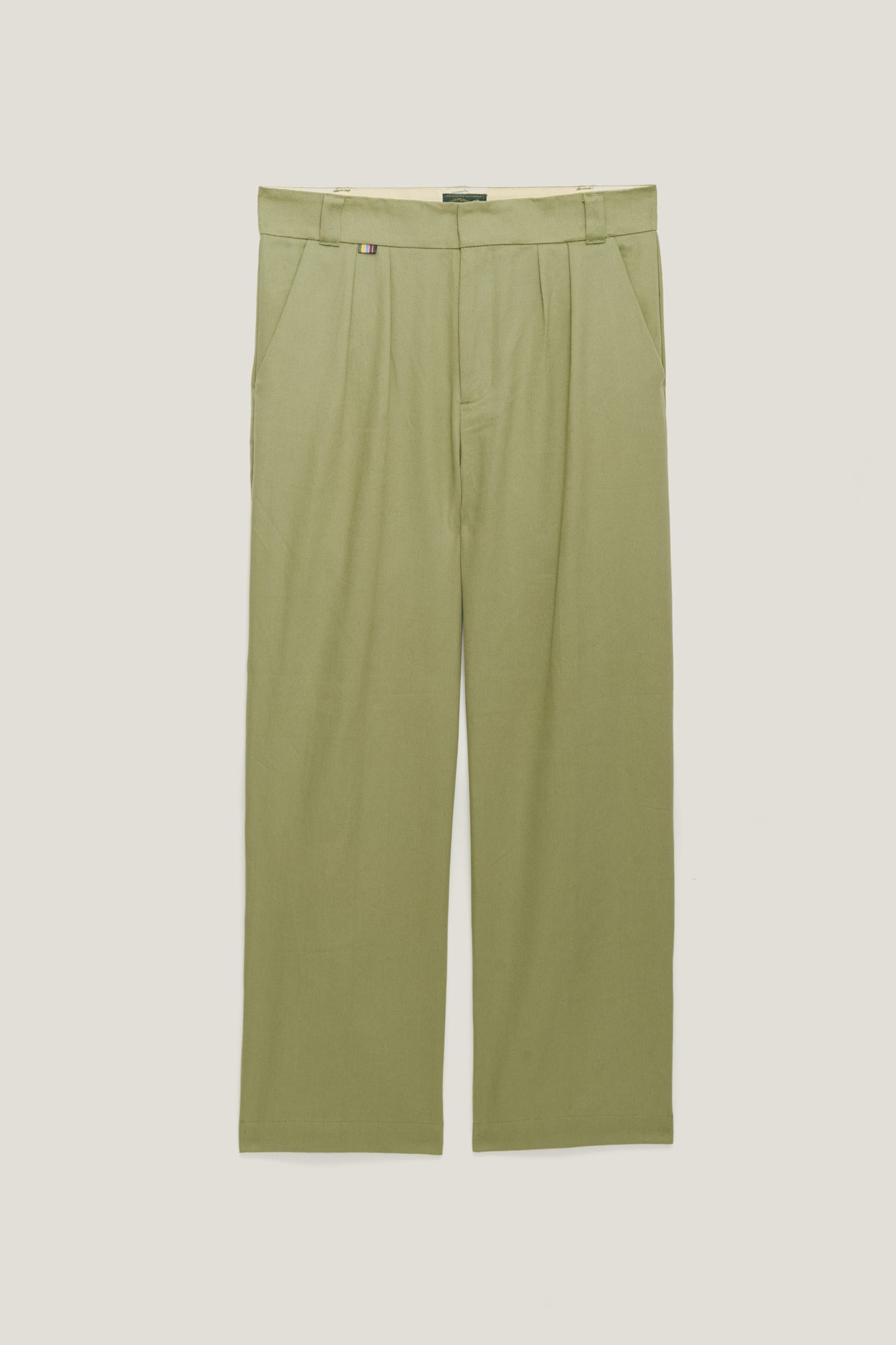 Calça Alfaiataria Dupla Prega - Verde Olive