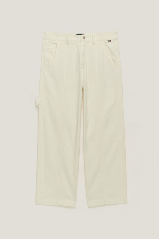 Calça Mariner Recorte Vertical - Off White