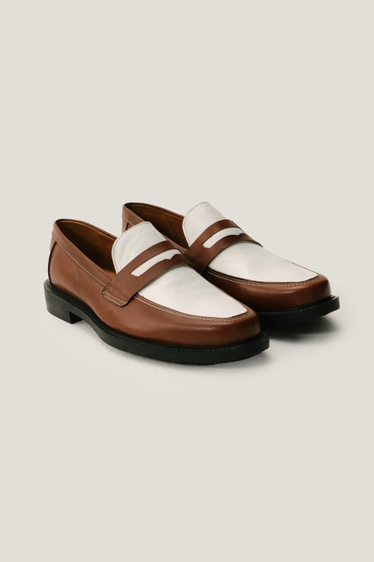 Sapato Penny Loafer Atlântico -  Marrom Whisky