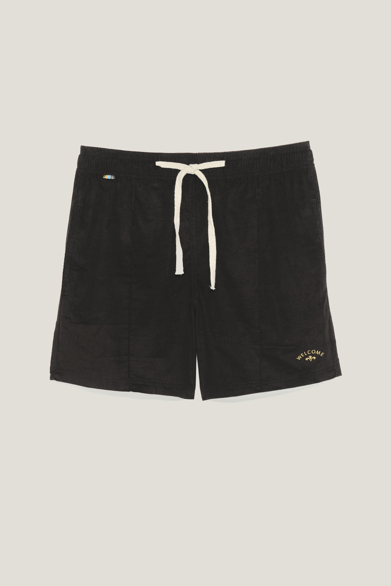 Short Elastico Veludo - Preto