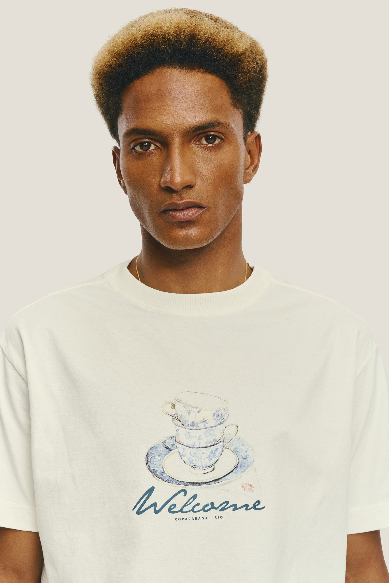 T-shirt Ceramic Cups - Off White