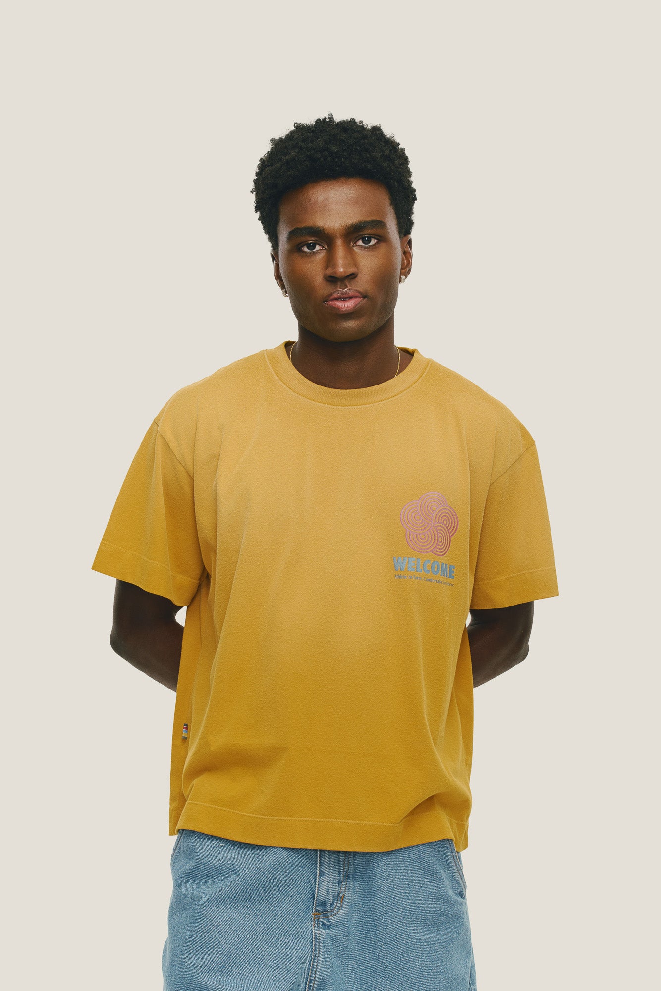 T-shirt Sun Faded - Honey Mustard