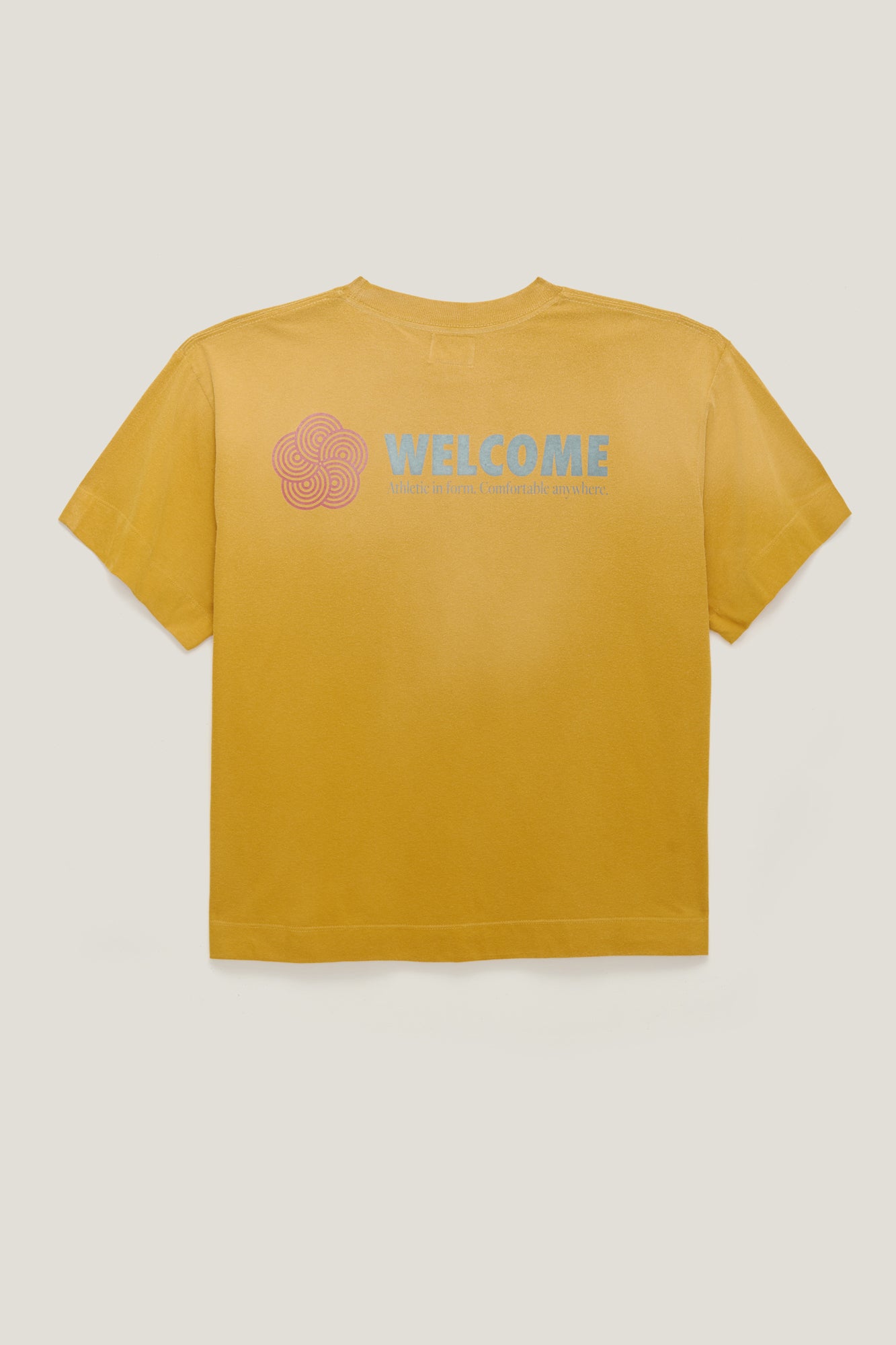 T-shirt Sun Faded - Honey Mustard