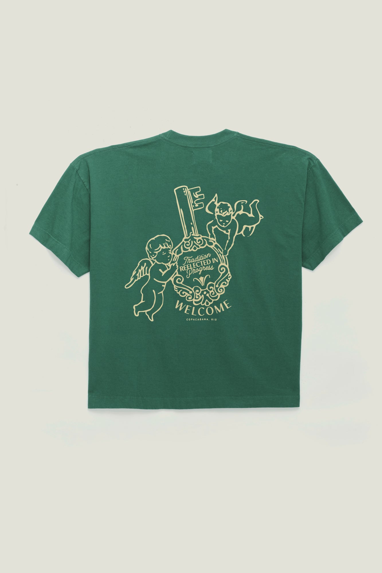 T-shirt Querubim - Verde