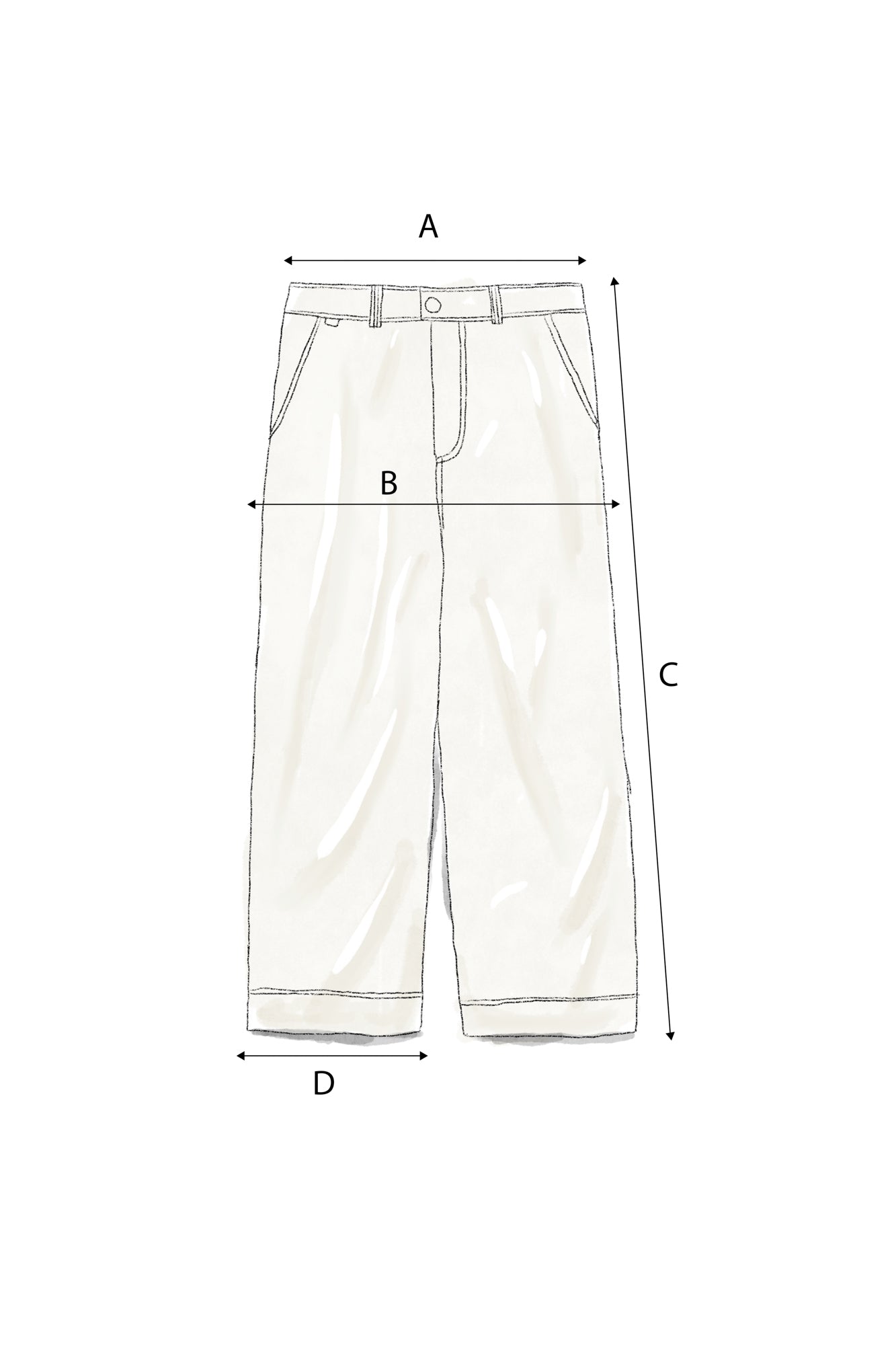 Calça Double Knee Carpinteiro - Off White